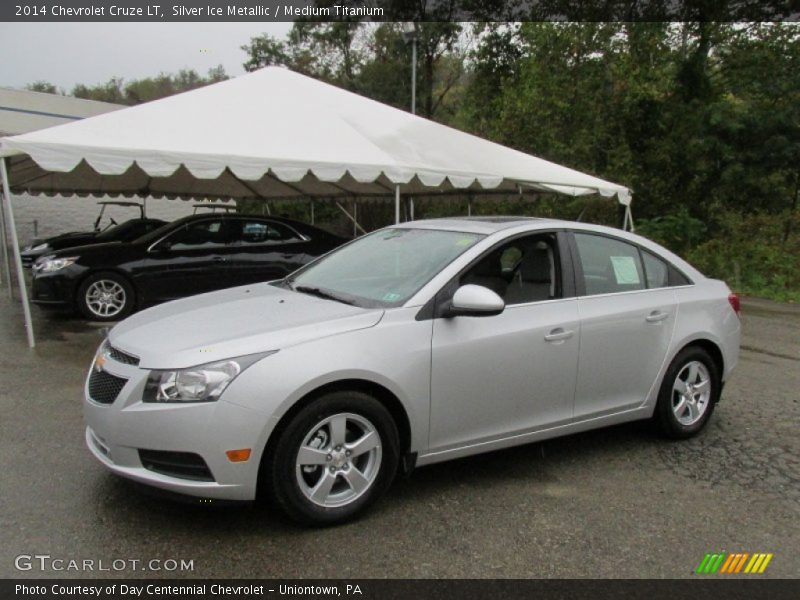 Silver Ice Metallic / Medium Titanium 2014 Chevrolet Cruze LT