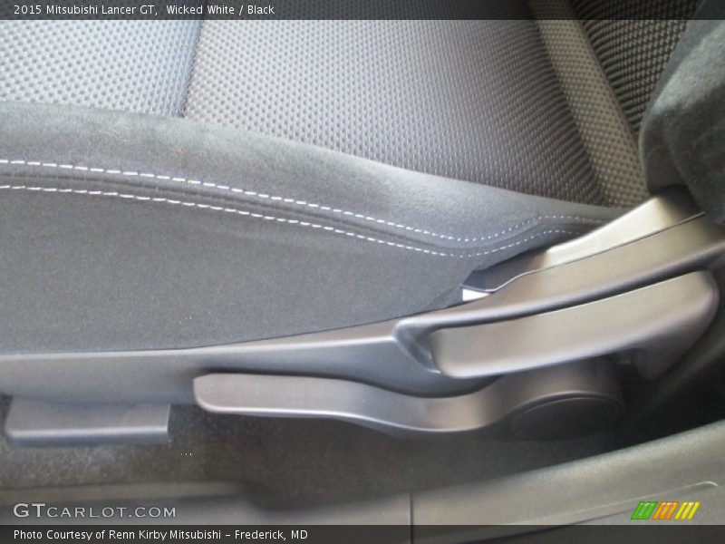 Wicked White / Black 2015 Mitsubishi Lancer GT