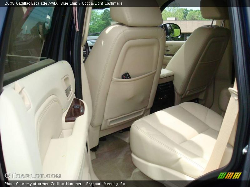 Blue Chip / Cocoa/Light Cashmere 2008 Cadillac Escalade AWD