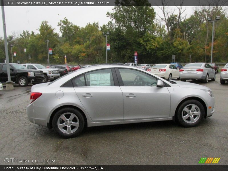 Silver Ice Metallic / Medium Titanium 2014 Chevrolet Cruze LT