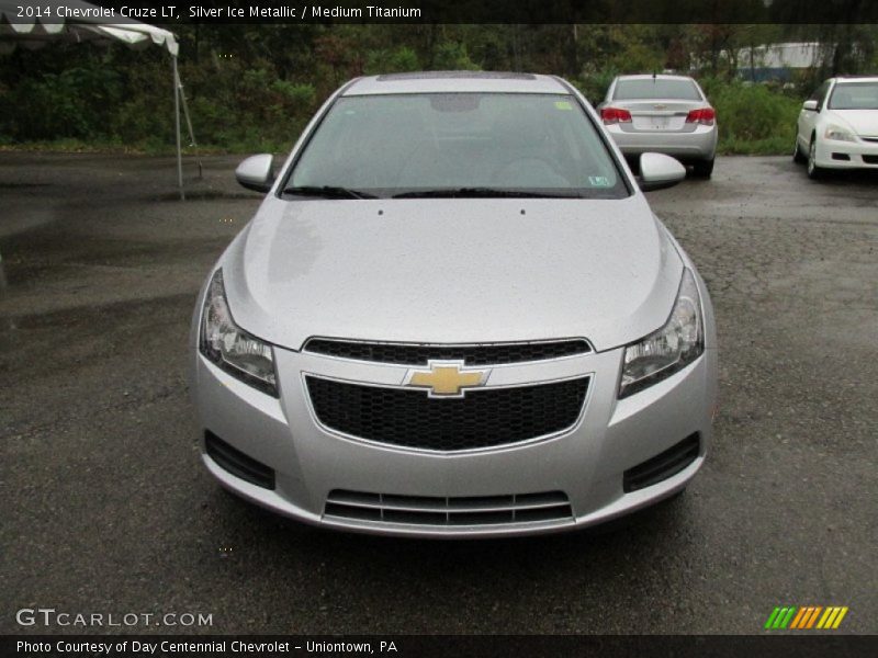 Silver Ice Metallic / Medium Titanium 2014 Chevrolet Cruze LT
