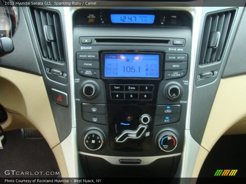 Sparkling Ruby / Camel 2013 Hyundai Sonata GLS