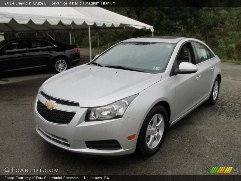 Silver Ice Metallic / Medium Titanium 2014 Chevrolet Cruze LT
