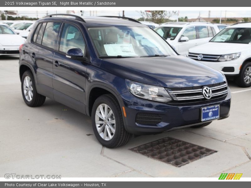 Night Blue Metallic / Sandstone 2015 Volkswagen Tiguan SE
