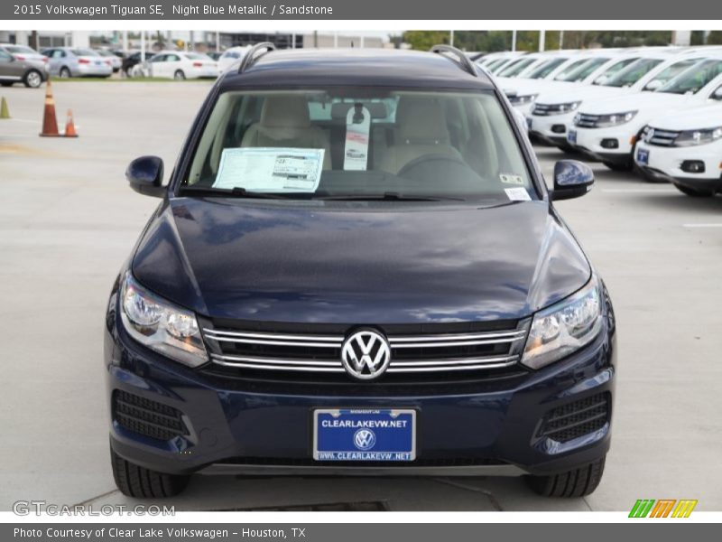 Night Blue Metallic / Sandstone 2015 Volkswagen Tiguan SE