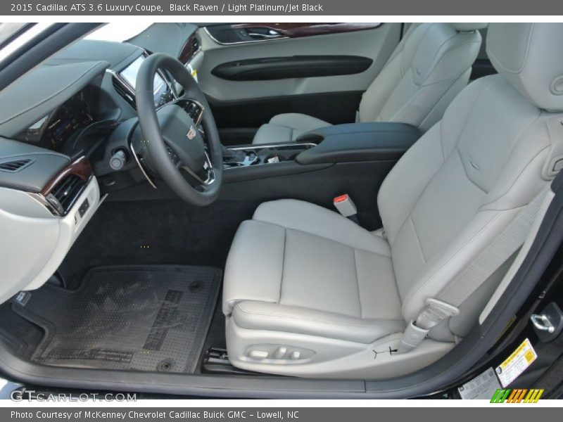  2015 ATS 3.6 Luxury Coupe Light Platinum/Jet Black Interior