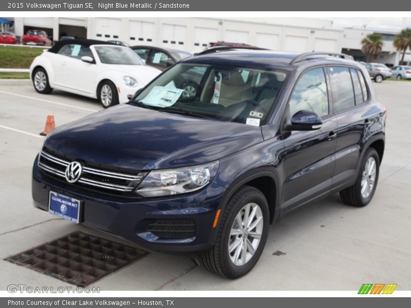 Night Blue Metallic / Sandstone 2015 Volkswagen Tiguan SE