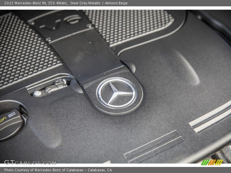 Steel Grey Metallic / Almond Beige 2013 Mercedes-Benz ML 350 4Matic