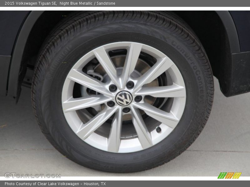 Night Blue Metallic / Sandstone 2015 Volkswagen Tiguan SE