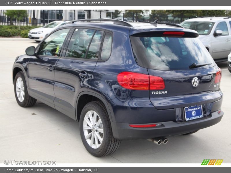 Night Blue Metallic / Sandstone 2015 Volkswagen Tiguan SE