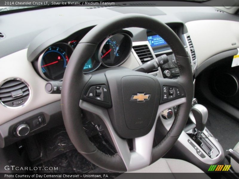 Silver Ice Metallic / Medium Titanium 2014 Chevrolet Cruze LT