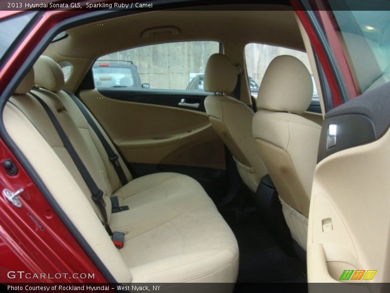 Sparkling Ruby / Camel 2013 Hyundai Sonata GLS