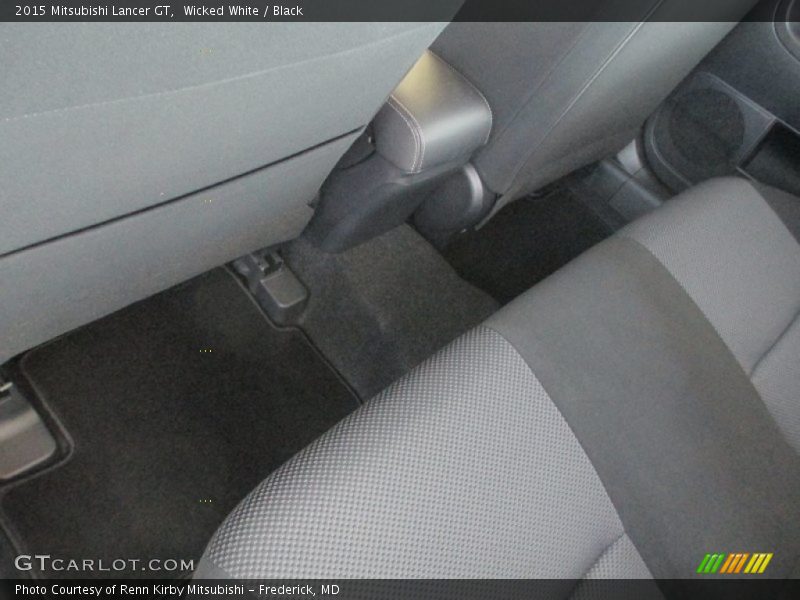 Wicked White / Black 2015 Mitsubishi Lancer GT