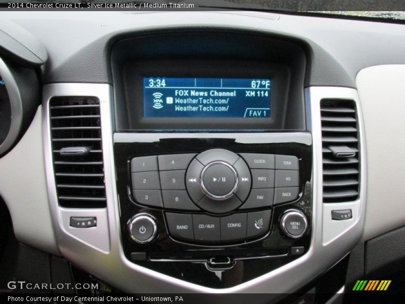 Silver Ice Metallic / Medium Titanium 2014 Chevrolet Cruze LT
