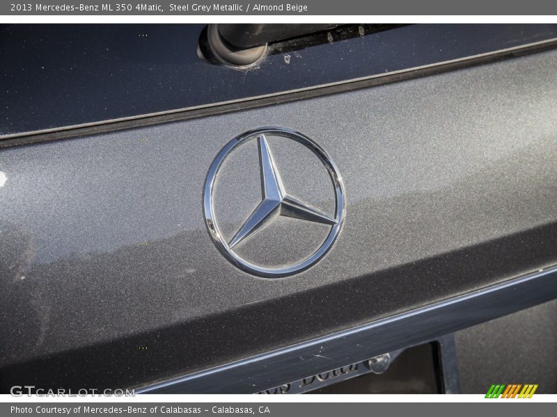 Steel Grey Metallic / Almond Beige 2013 Mercedes-Benz ML 350 4Matic