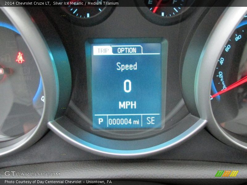 Silver Ice Metallic / Medium Titanium 2014 Chevrolet Cruze LT