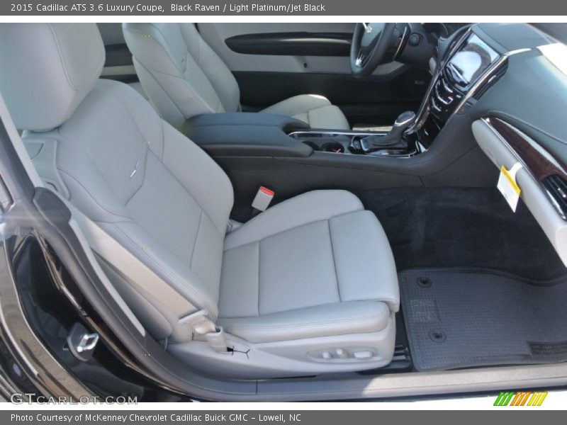 Black Raven / Light Platinum/Jet Black 2015 Cadillac ATS 3.6 Luxury Coupe