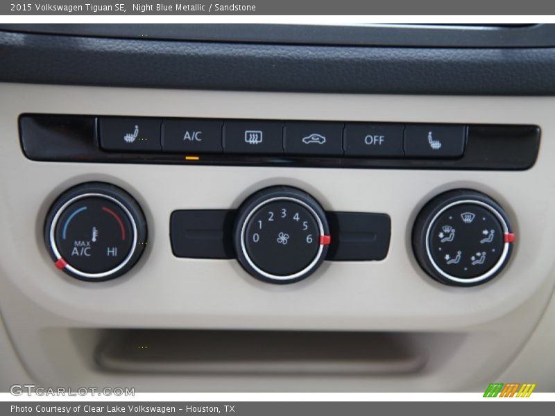 Night Blue Metallic / Sandstone 2015 Volkswagen Tiguan SE