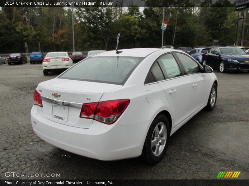 Summit White / Medium Titanium 2014 Chevrolet Cruze LT