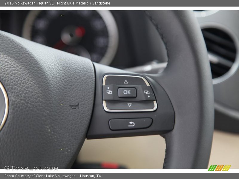 Night Blue Metallic / Sandstone 2015 Volkswagen Tiguan SE