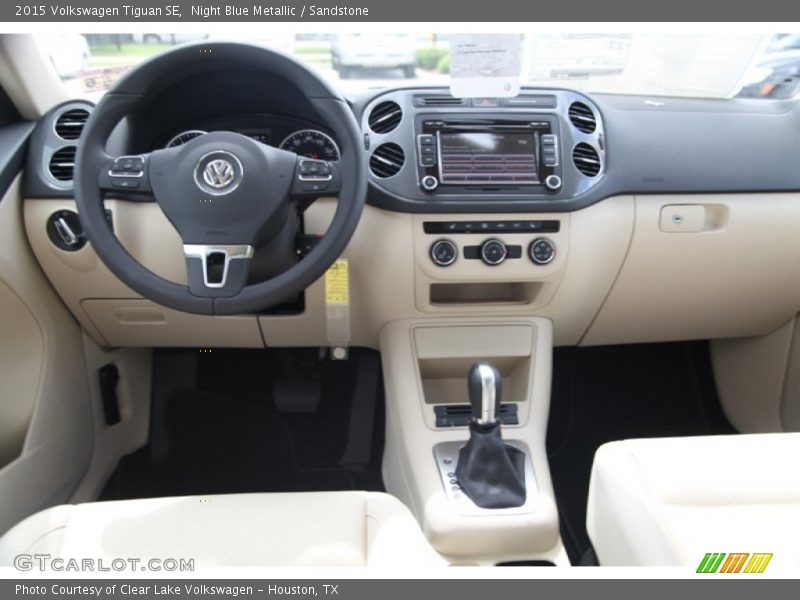 Night Blue Metallic / Sandstone 2015 Volkswagen Tiguan SE