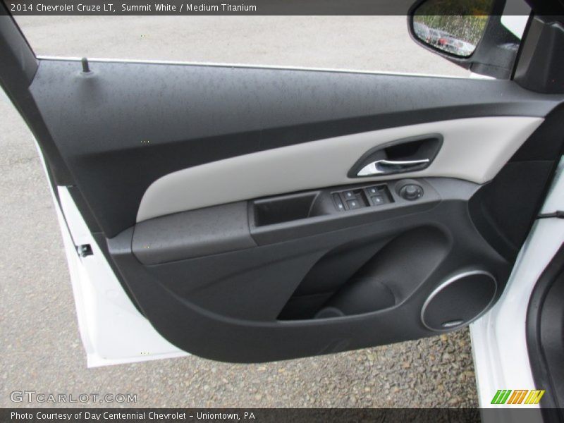 Summit White / Medium Titanium 2014 Chevrolet Cruze LT