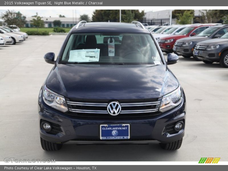 Night Blue Metallic / Charcoal 2015 Volkswagen Tiguan SE