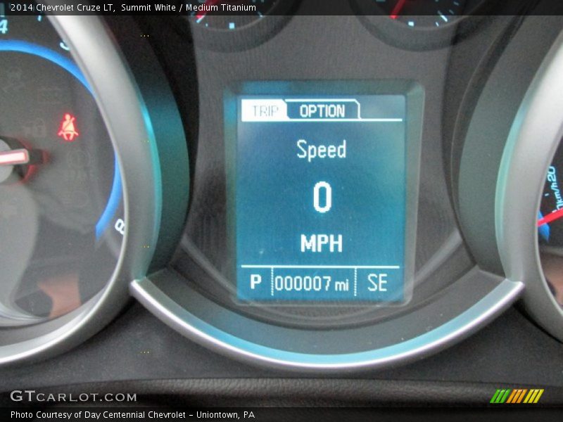 Summit White / Medium Titanium 2014 Chevrolet Cruze LT