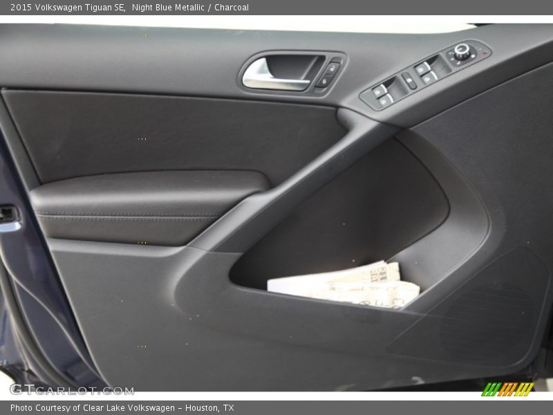 Night Blue Metallic / Charcoal 2015 Volkswagen Tiguan SE
