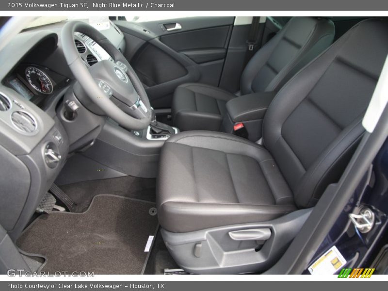 Night Blue Metallic / Charcoal 2015 Volkswagen Tiguan SE