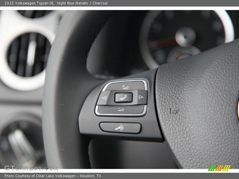 Night Blue Metallic / Charcoal 2015 Volkswagen Tiguan SE