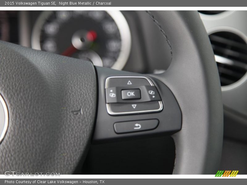 Night Blue Metallic / Charcoal 2015 Volkswagen Tiguan SE