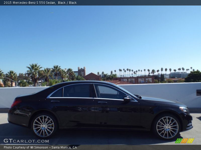 Black / Black 2015 Mercedes-Benz S 550 Sedan