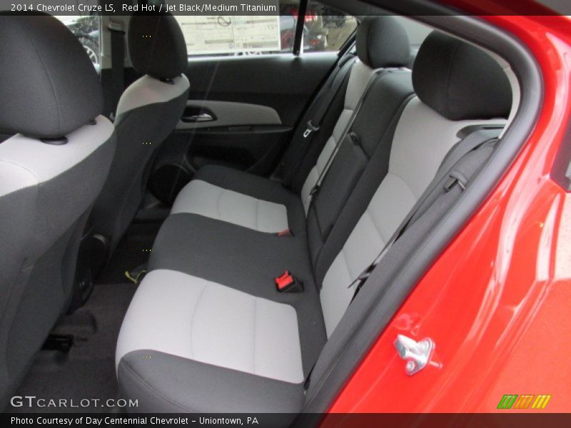 Red Hot / Jet Black/Medium Titanium 2014 Chevrolet Cruze LS