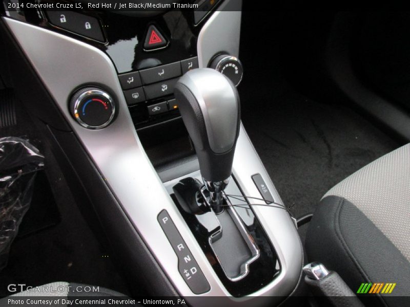 Red Hot / Jet Black/Medium Titanium 2014 Chevrolet Cruze LS