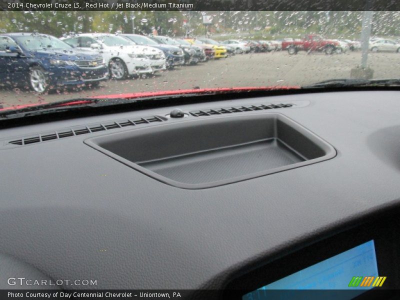 Red Hot / Jet Black/Medium Titanium 2014 Chevrolet Cruze LS