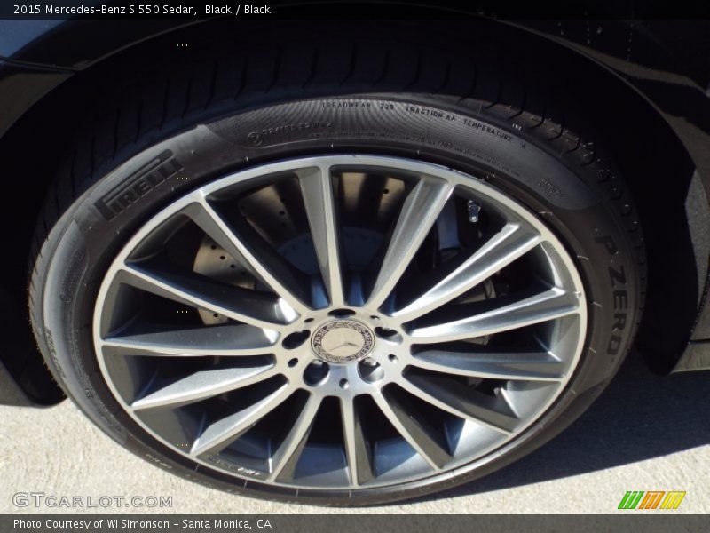 Black / Black 2015 Mercedes-Benz S 550 Sedan
