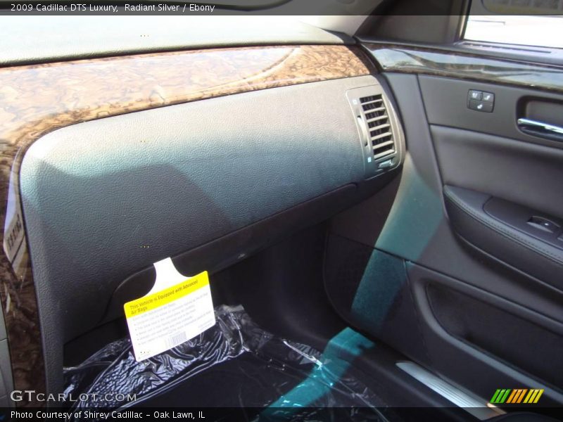 Radiant Silver / Ebony 2009 Cadillac DTS Luxury