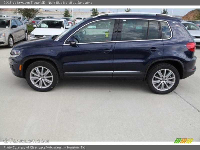 Night Blue Metallic / Sandstone 2015 Volkswagen Tiguan SE