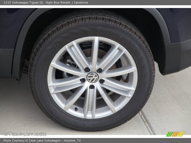 Night Blue Metallic / Sandstone 2015 Volkswagen Tiguan SE