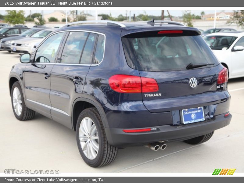 Night Blue Metallic / Sandstone 2015 Volkswagen Tiguan SE