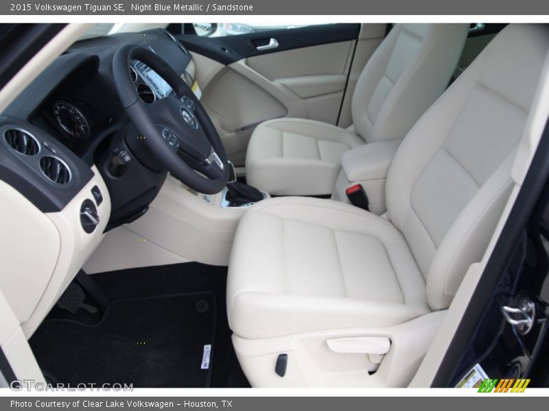 Night Blue Metallic / Sandstone 2015 Volkswagen Tiguan SE