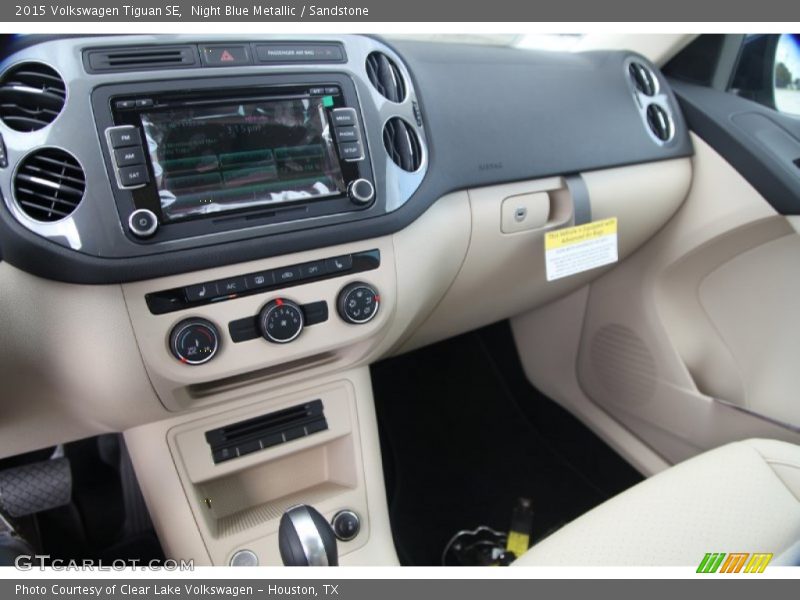 Night Blue Metallic / Sandstone 2015 Volkswagen Tiguan SE