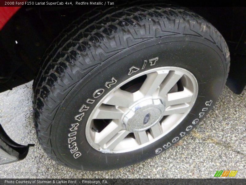 Redfire Metallic / Tan 2008 Ford F150 Lariat SuperCab 4x4
