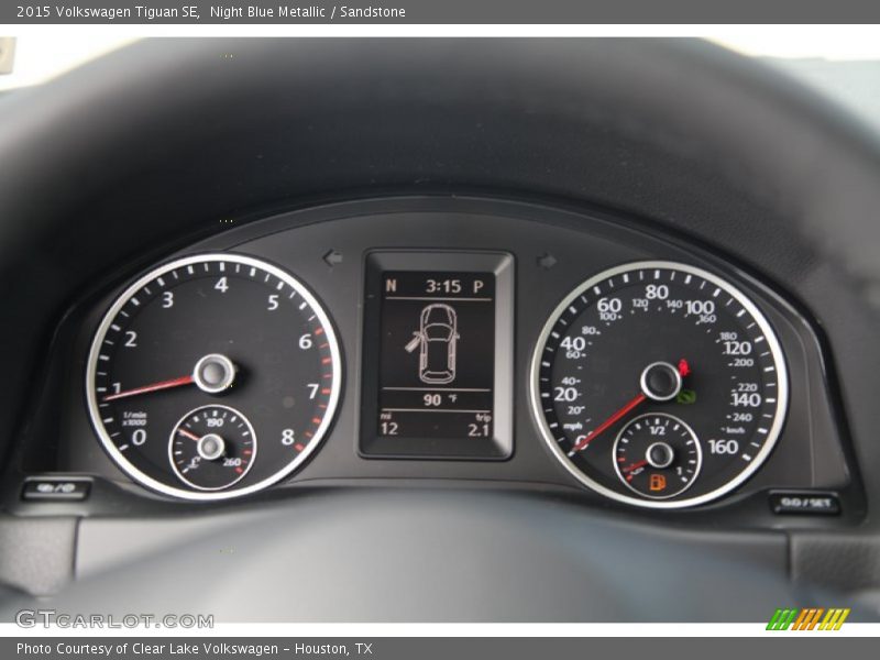 Night Blue Metallic / Sandstone 2015 Volkswagen Tiguan SE
