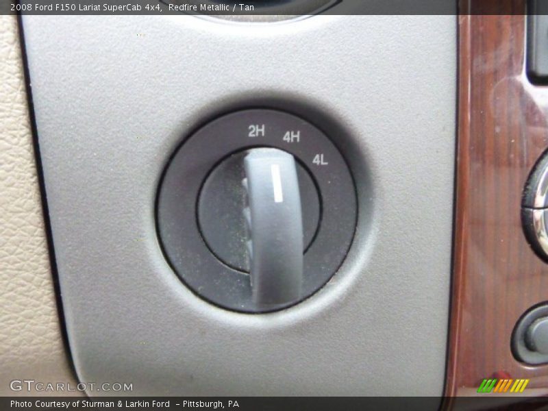 Redfire Metallic / Tan 2008 Ford F150 Lariat SuperCab 4x4