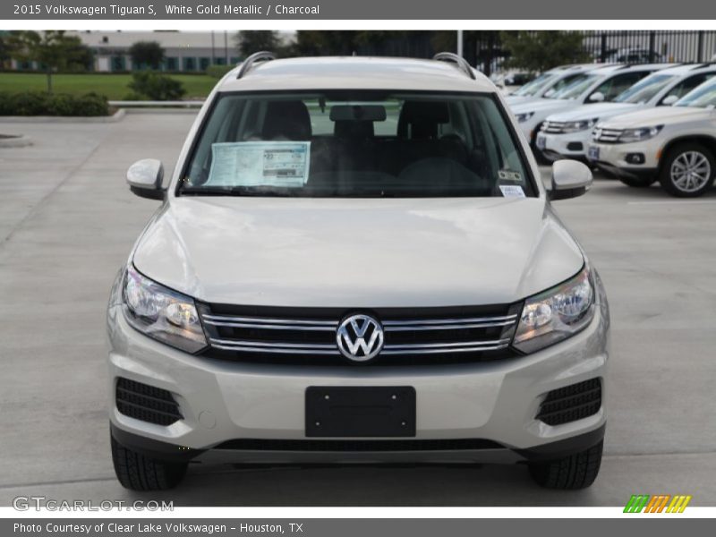 White Gold Metallic / Charcoal 2015 Volkswagen Tiguan S
