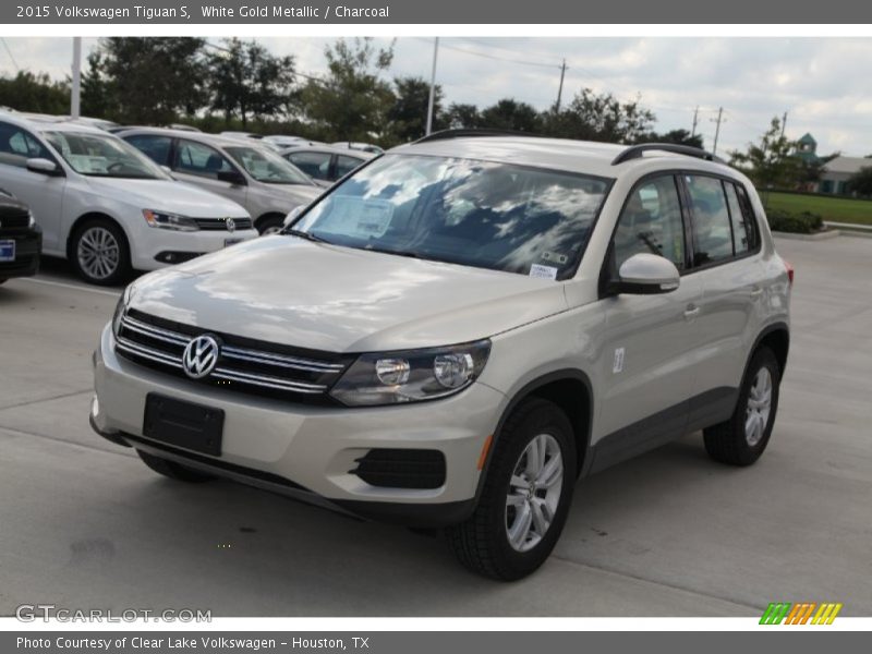 White Gold Metallic / Charcoal 2015 Volkswagen Tiguan S