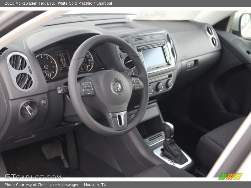 White Gold Metallic / Charcoal 2015 Volkswagen Tiguan S