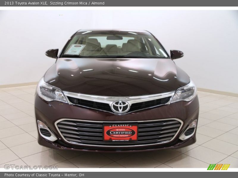 Sizzling Crimson Mica / Almond 2013 Toyota Avalon XLE